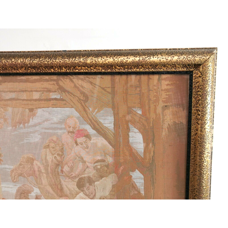 Rahmen für den Vintage-Wandteppich "Anbetung der Könige" aus Holz von Peter Paul Rubens, Englisch