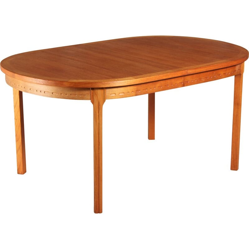 Vintage Swedish teak table by Nils Jonsson for Troeds, 1970s