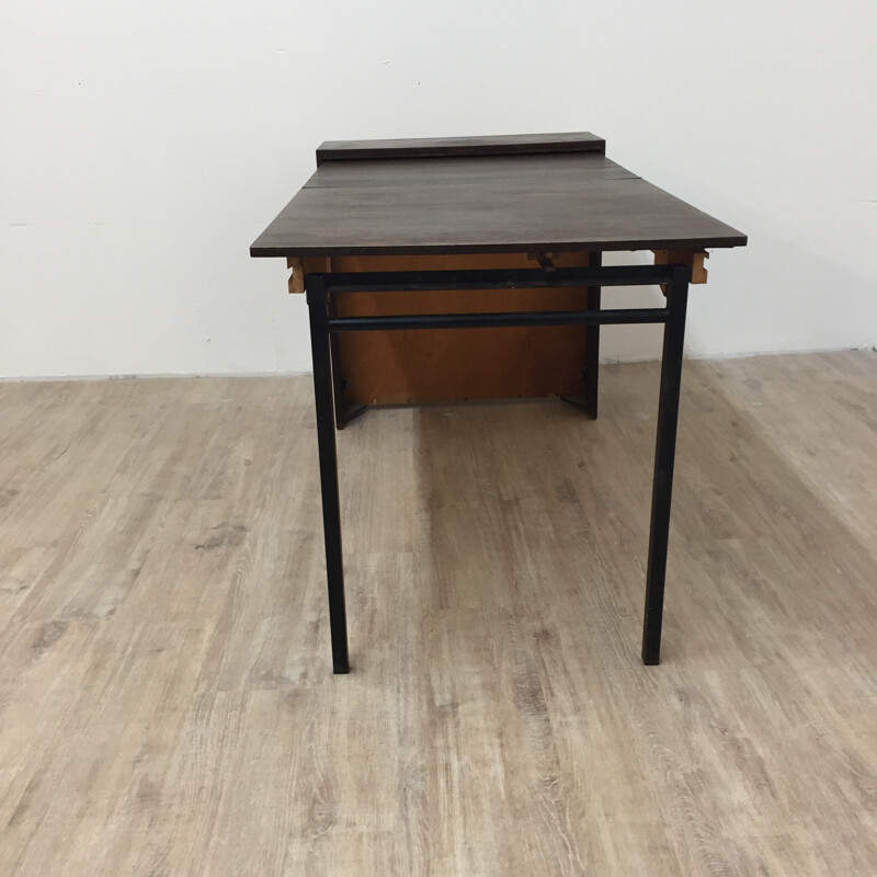 Folding desk practical and compact - 1950s