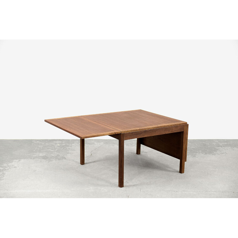 Mesa de café dinamarquesa de teca Vintage por Børge Mogensen para Fredericia Stolefabrik, 1960