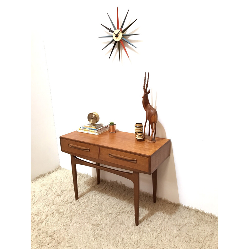 G-Plan "Fresco" console table in teak with drawers, V. B. WILKINS - 1960s