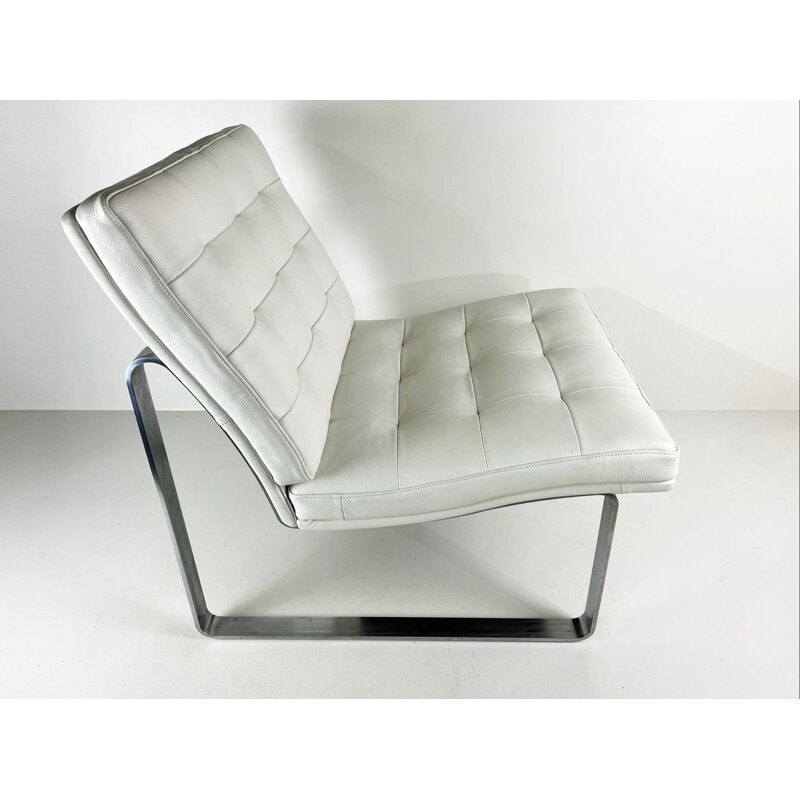 Sillón vintage de acero Moduline de Ole Gjerløv-Knudsen