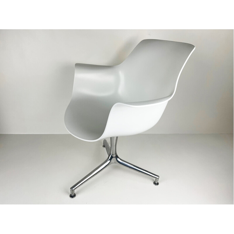 JK 810 cadeira dinamarquesa vintage em alumínio por Jørgen Kastholm, 1968