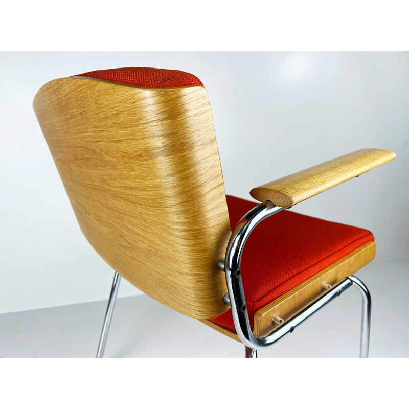 Fauteuil vintage en chêne de Duba Møbelindustri, Danemark 1970