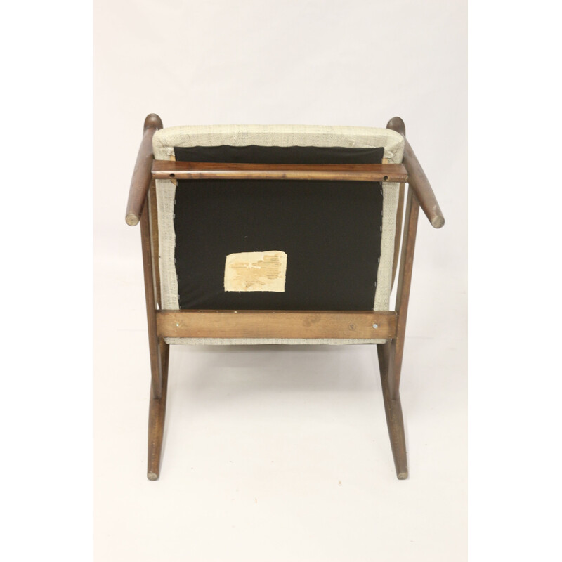 Vintage-Sessel GFM-142 aus Buchenholz von Edmund Homa, 1960