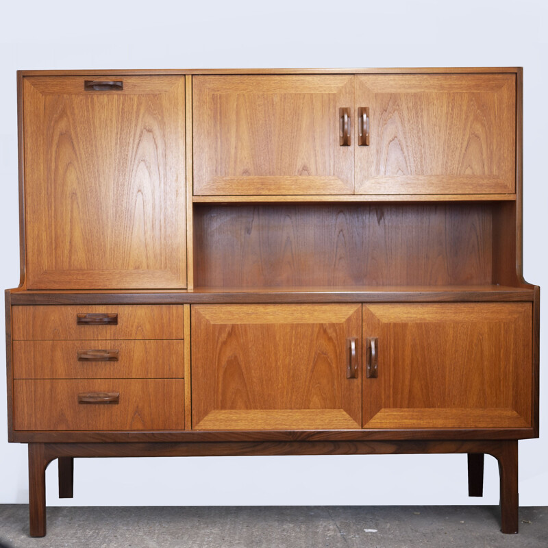 Teca Vintage highboard por G-Plan, Reino Unido 1960