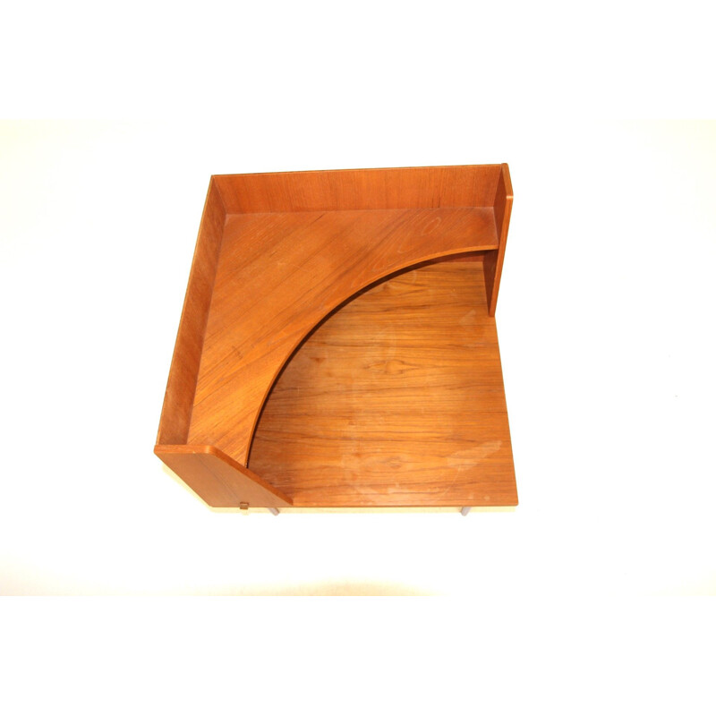 Vintage teak side table by Haldor Vik and Ingmar Relling for Ekornes, 1960