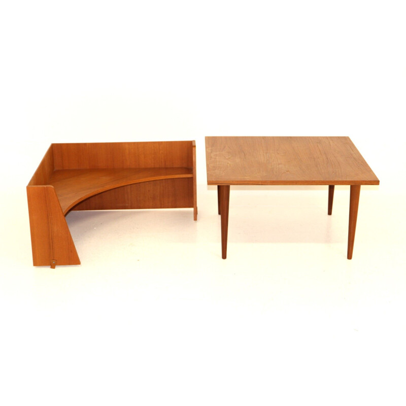 Vintage teak side table by Haldor Vik and Ingmar Relling for Ekornes, 1960