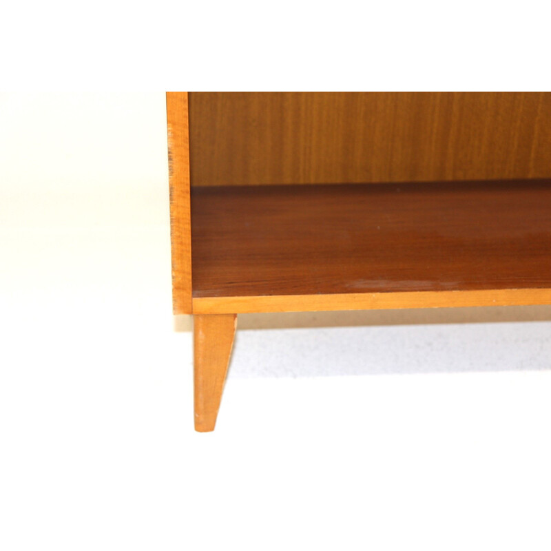 Vintage teak and beech bookcase, Sweden 1960