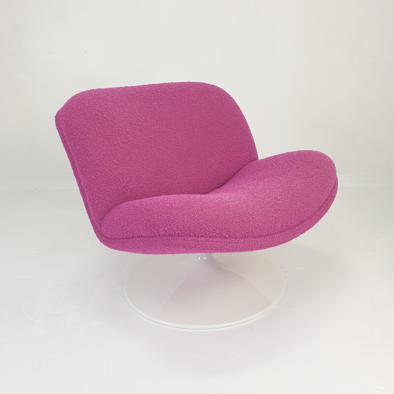 Fauteuil vintage avec pied en métal par Geoffrey Harcourt pour Artifort, 1970