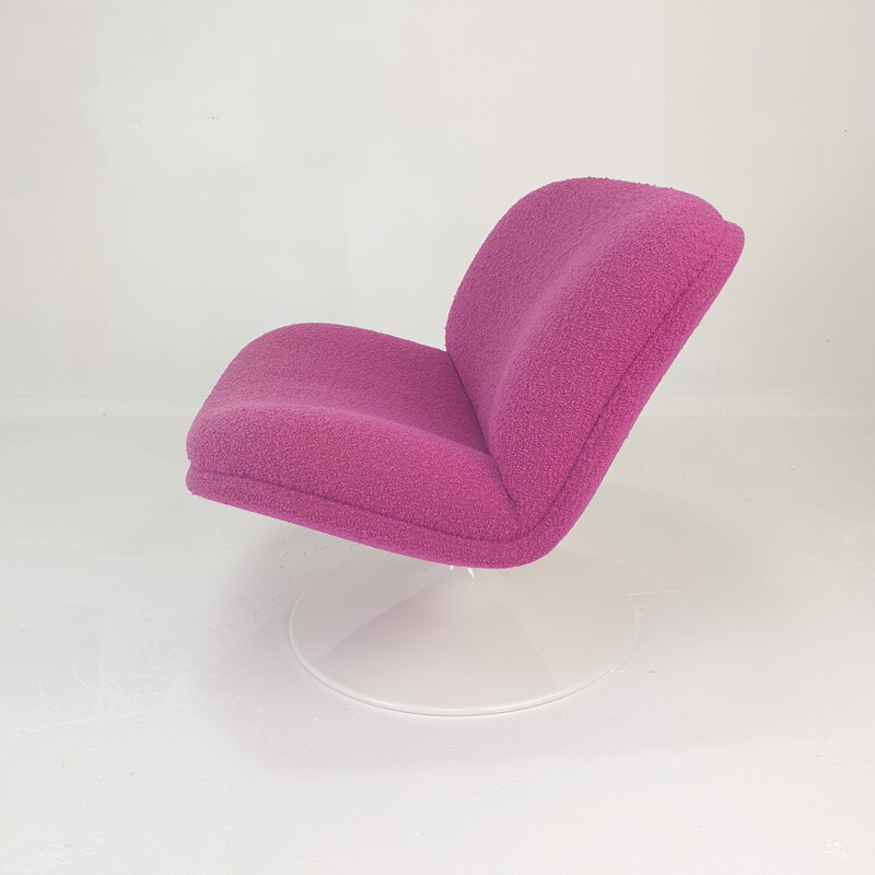 Vintage armchair with metal foot by Geoffrey Harcourt for Artifort, 1970s