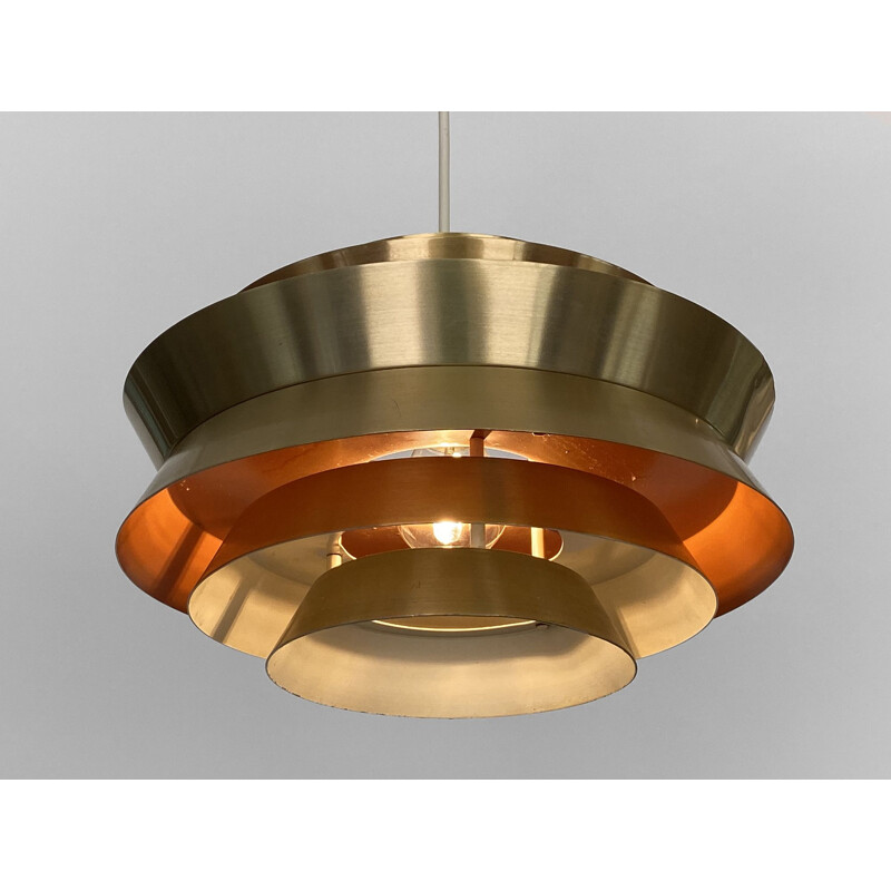 Pendant light "Trava" by Carl Thore for Granhaga Metallindustri, Sweden 1960s