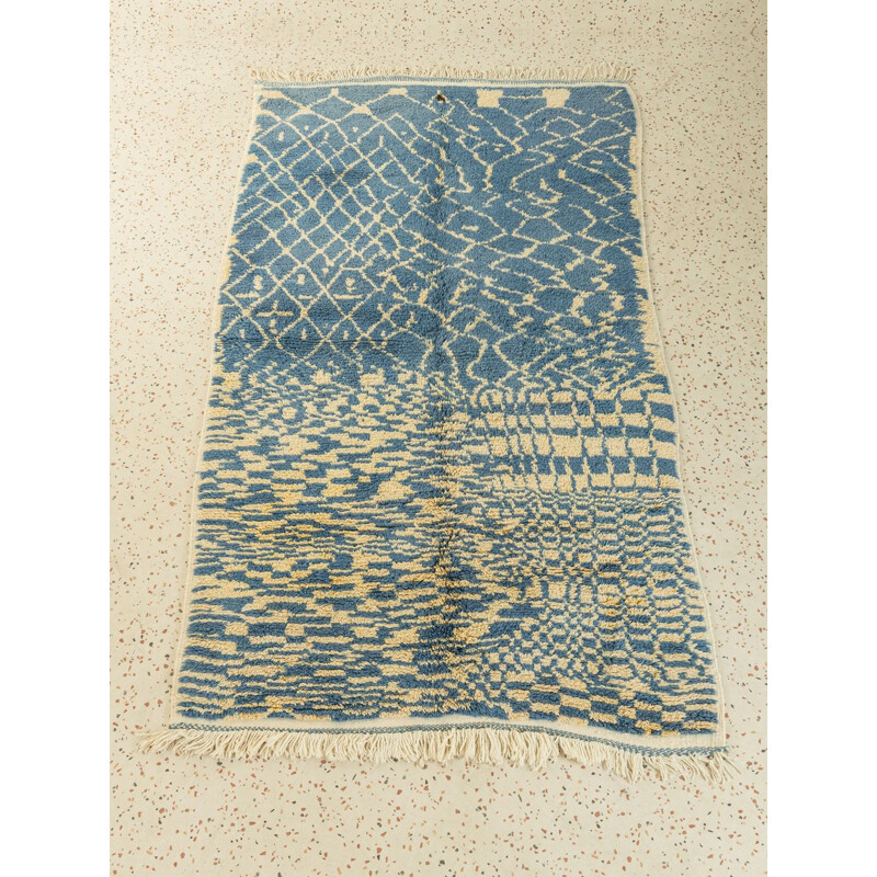 Tapis berbère vintage azilal en laine