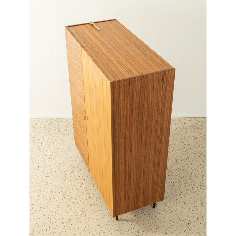 Vintage ash wood cabinet with two doors, Germany 1960