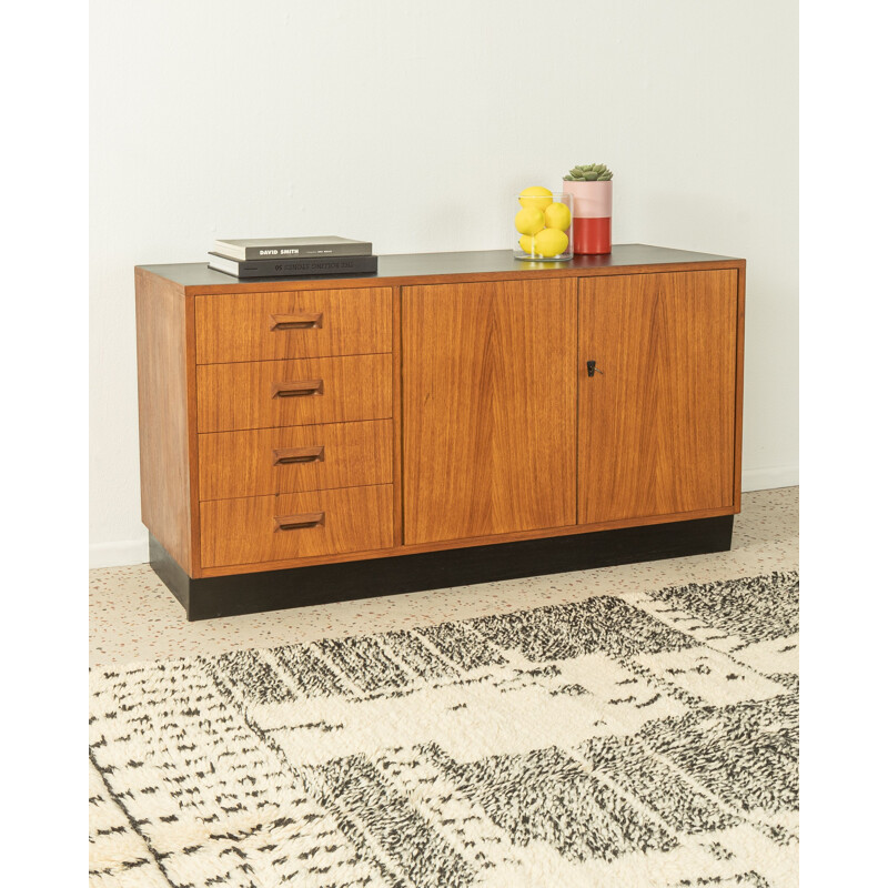 Credenza vintage in teak e formica per DeWe, Germania