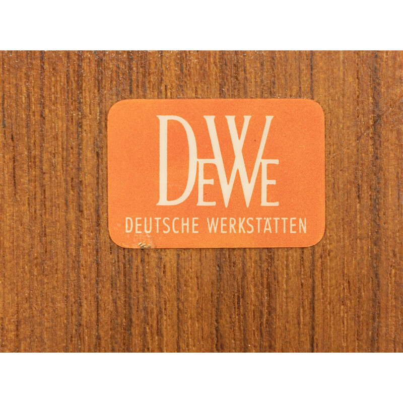 Teca Vintage e aparador de fórmica para a DeWe, Alemanha