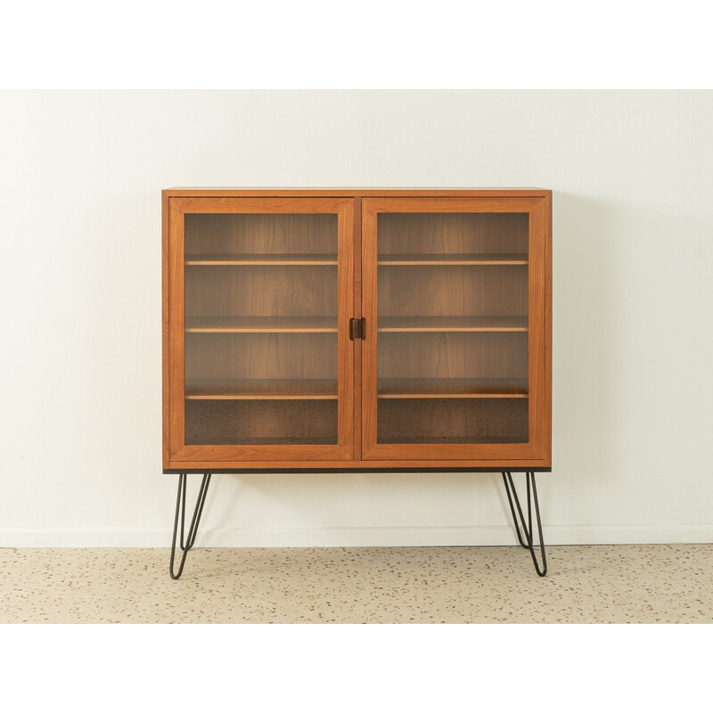 Vintage teak veneer showcase, 1960