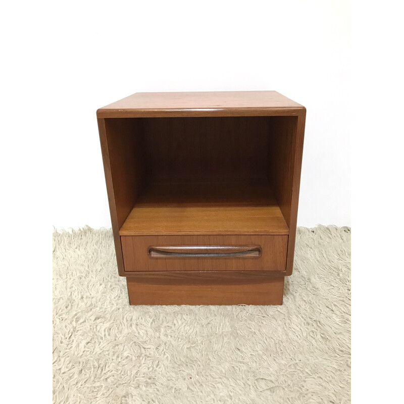 Small G-Plan "Fresco" bedside table in teak, Victor WILKINS - 1960s