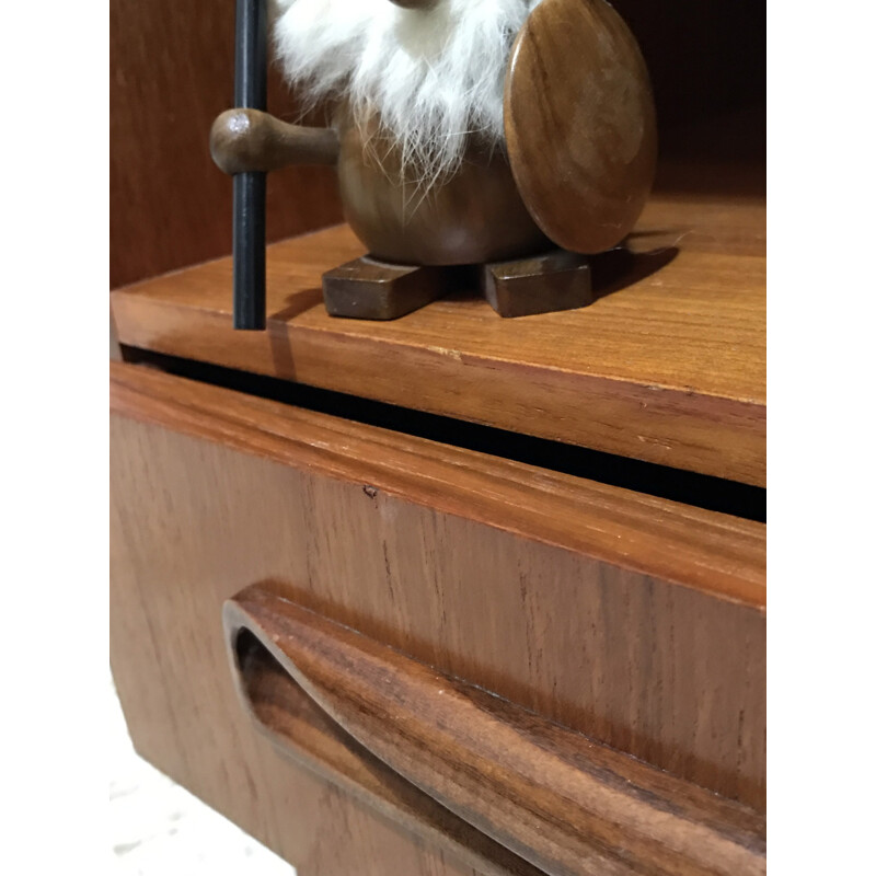 Small G-Plan "Fresco" bedside table in teak, Victor WILKINS - 1960s