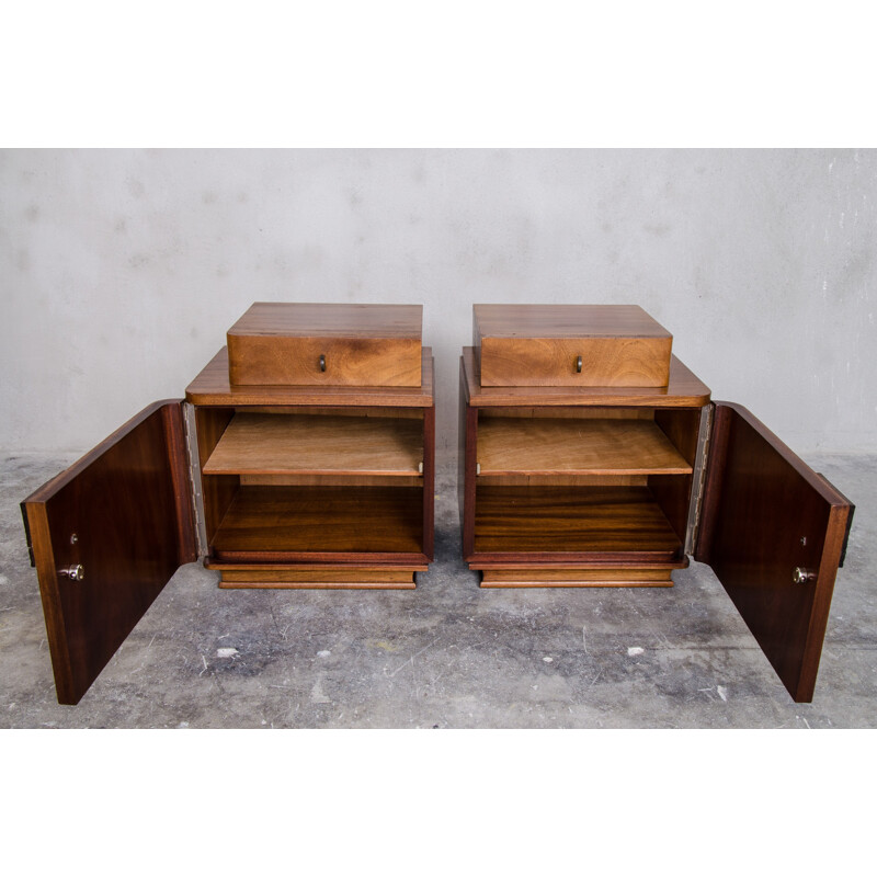 Pair of Dutch night stands - 1930s