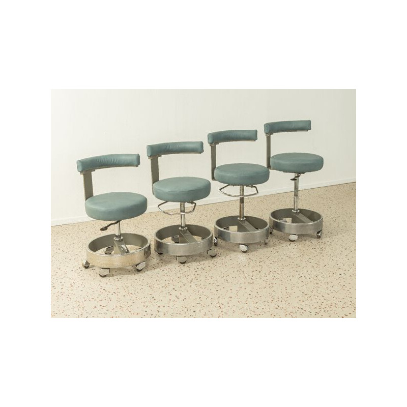 Ensemble de 4 fauteuils pivotants vintage de la série "Sirona", 1960