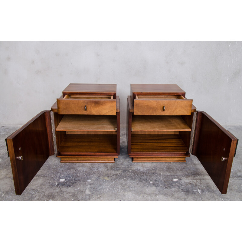 Pair of Dutch night stands - 1930s