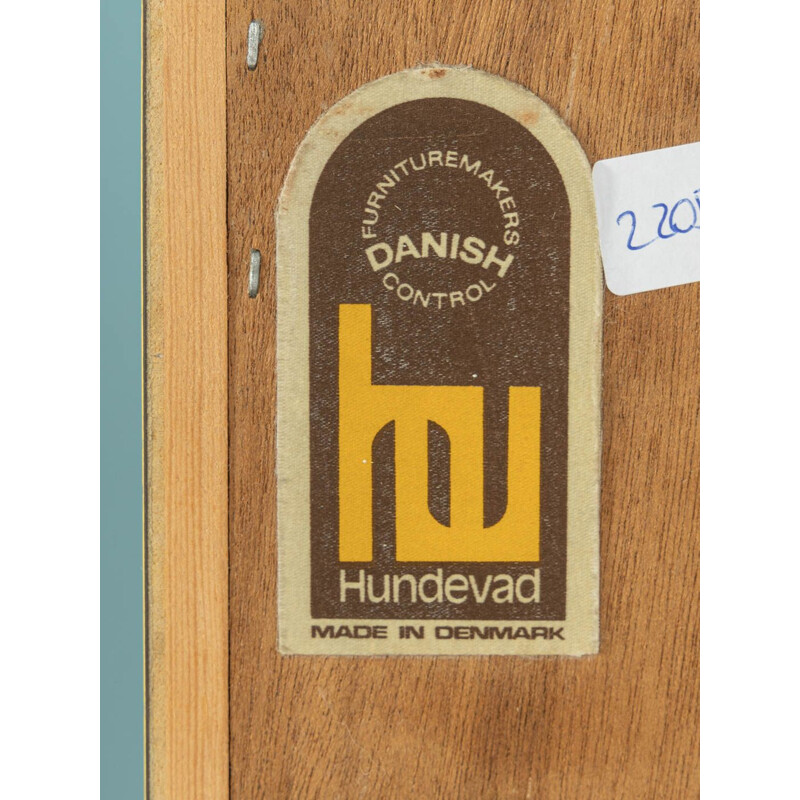 Vintage vitrinekast van Poul Hundevad, Denemarken 1960