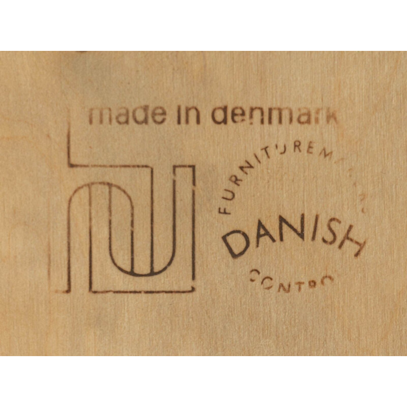 Enfilade vintage en bois de chêne par Poul Hundevad, Danemark 1960
