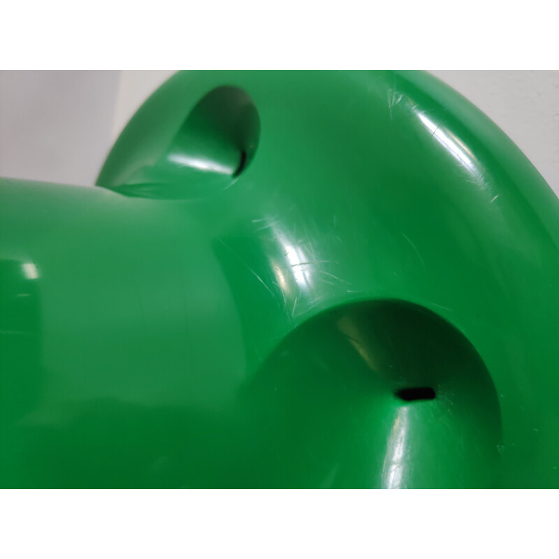 Green space age pluvium umbrella stand by G.C Piretti for Castelli, 1972