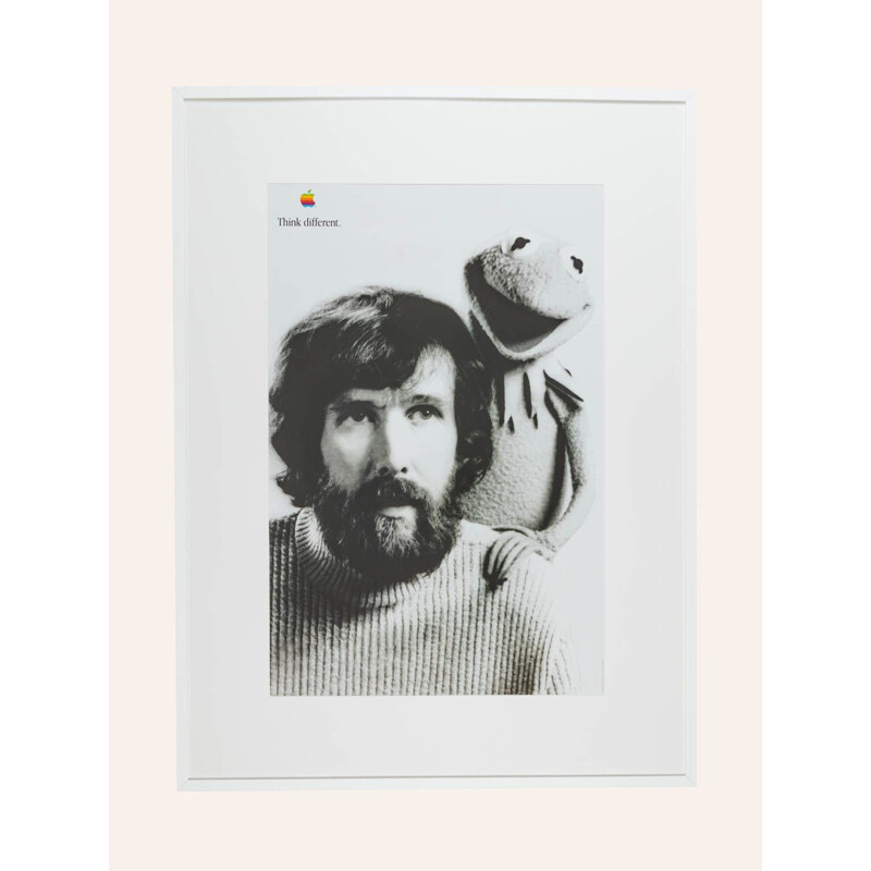 Vintage "Think Different" Apple advertising poster by Jim Henson