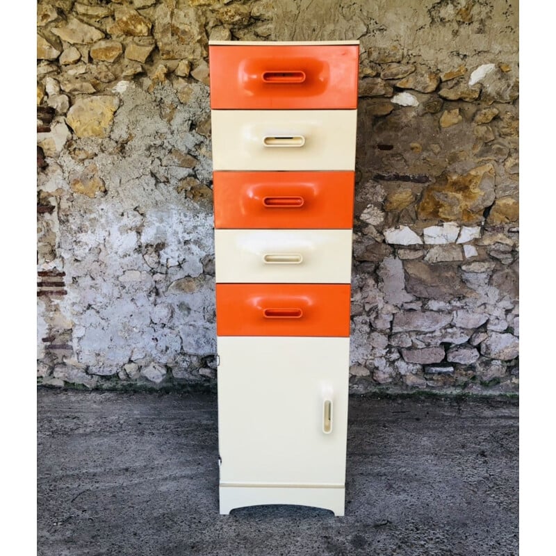 Vintage chest of drawers by Marc Held for Prisunic, 1970s