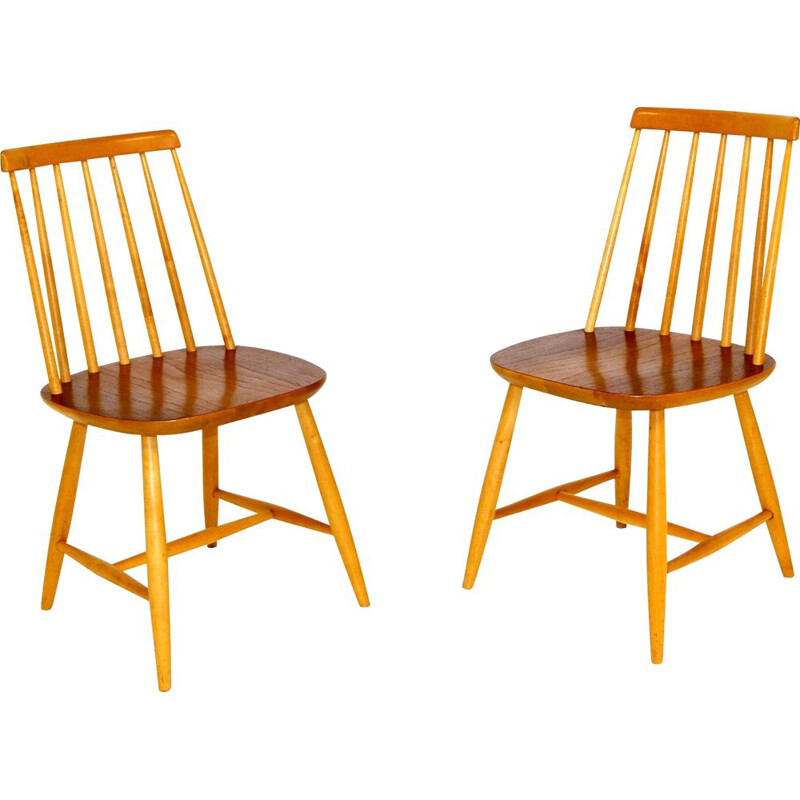 lot de 2 chaises vintage