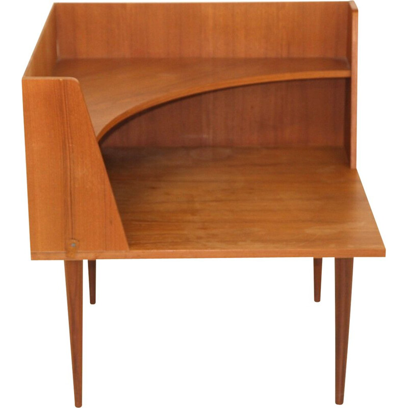 Mesa lateral de teca Vintage por Haldor Vik e Ingmar Relling para Ekornes, 1960