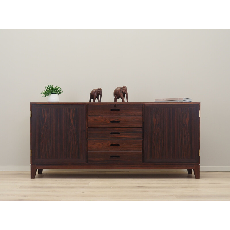 Rosewood vintage Danish sideboard by Kai Winding for Hundevad, 1960s