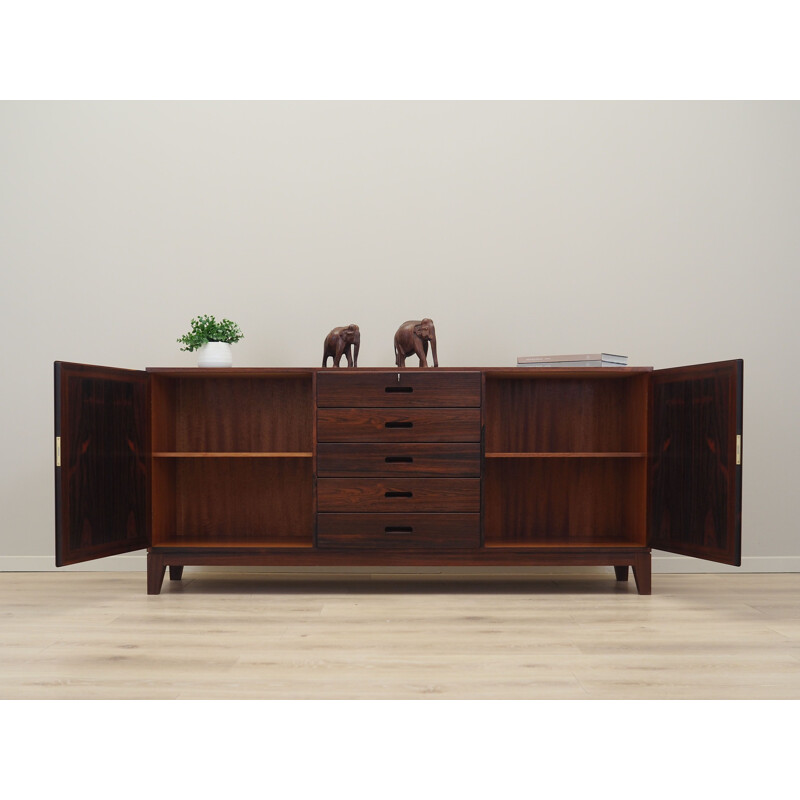 Rosewood vintage Danish sideboard by Kai Winding for Hundevad, 1960s