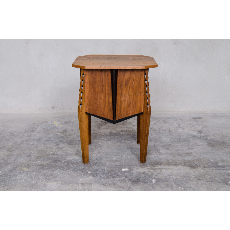 Oak side Table, Piet IZEREN - 1930s