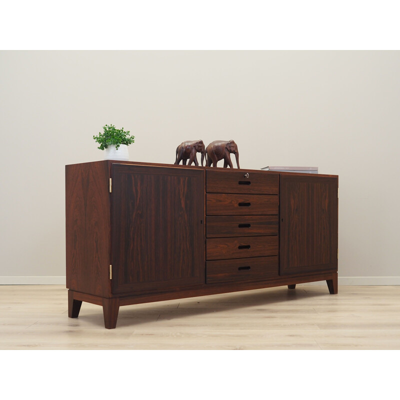 Rosewood vintage Danish sideboard by Kai Winding for Hundevad, 1960s