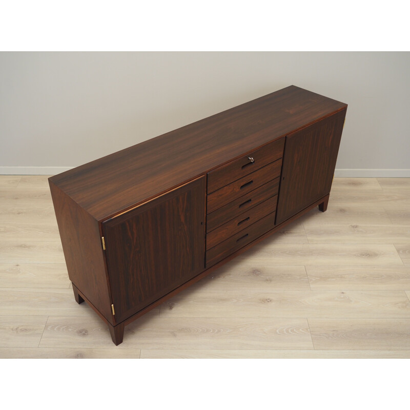 Rosewood vintage Danish sideboard by Kai Winding for Hundevad, 1960s