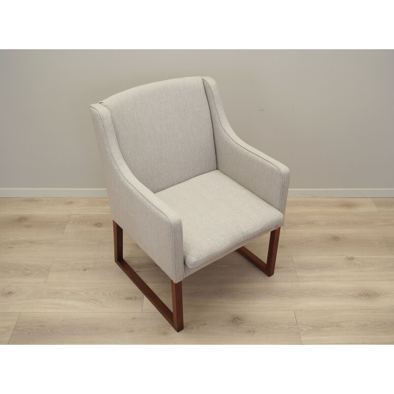 Teak Danish vintage armchair by Borge Mogensen for Fredericia Furniture, 1970s