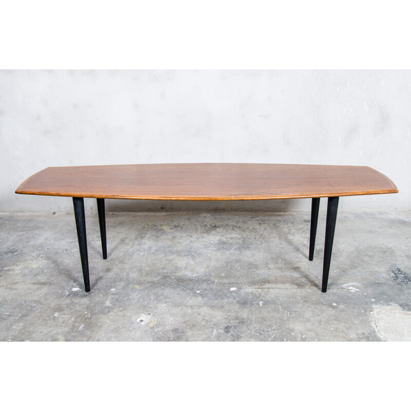 Dutch mid-century teak coffee table - 1960s