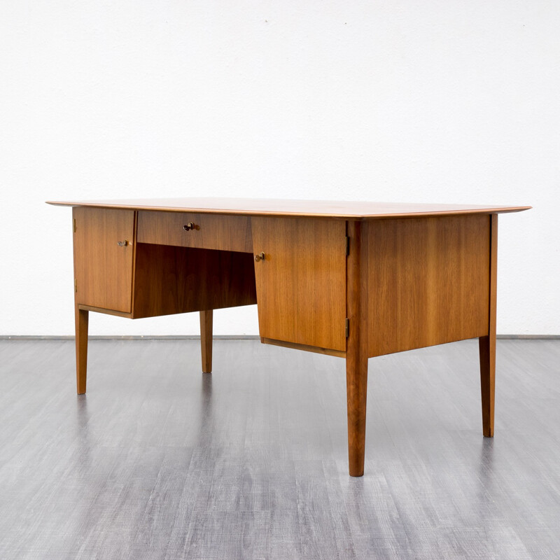 Desk in walnut - 1960s