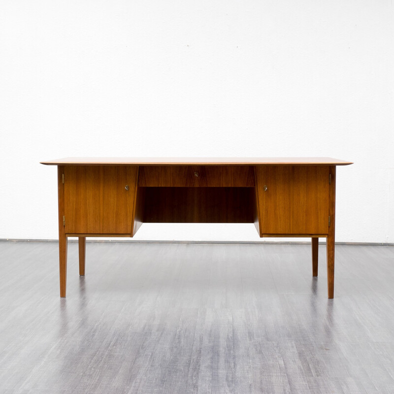 Desk in walnut - 1960s