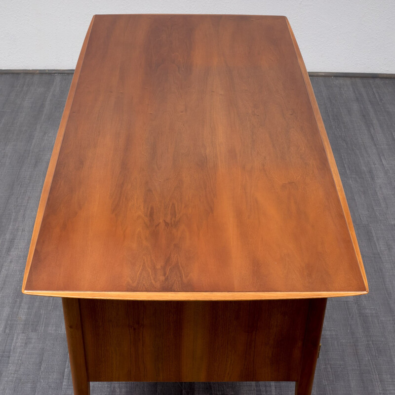 Desk in walnut - 1960s