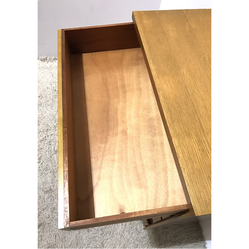 Mid-century Remploy chest of drawers in oak and teak - 1960s