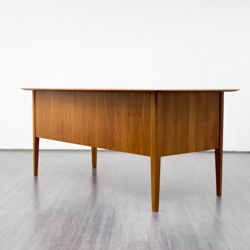 Desk in walnut - 1960s