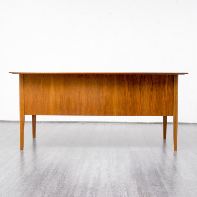 Desk in walnut - 1960s