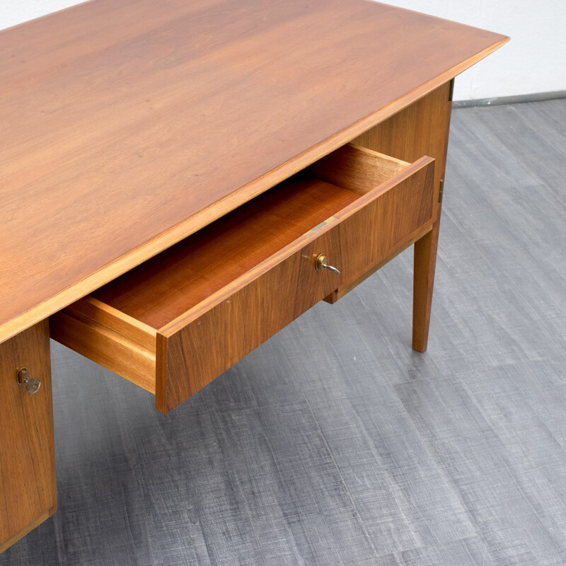 Desk in walnut - 1960s