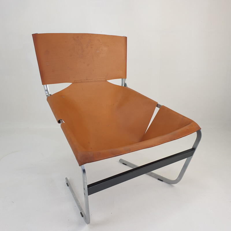 Silla de salón vintage modelo F444 de Pierre Paulin para Artifort, 1960