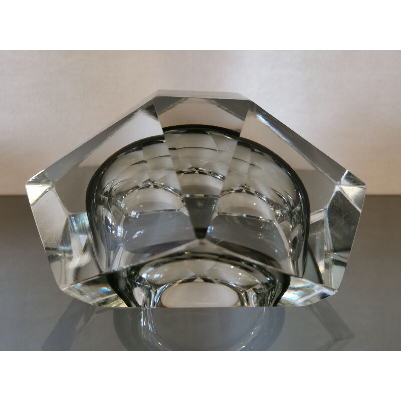 Vintage Murano glass ashtray by Flavio Poli for Seguso, 1960