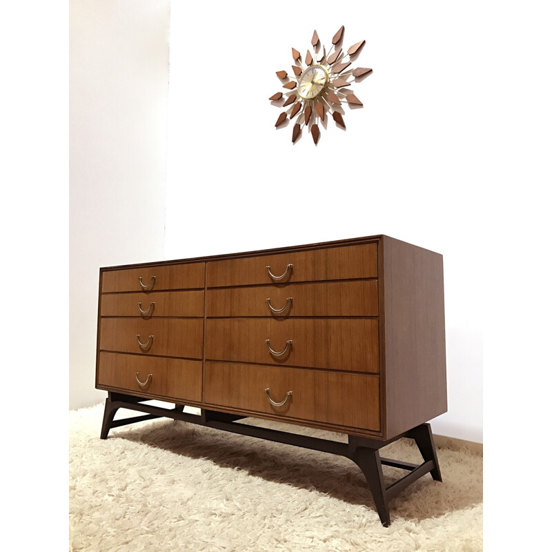 Grande commode Meredew en bois et métal - 1950